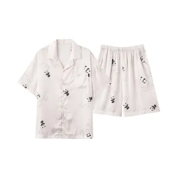 Pretty Lady Pajama Set Men's White
