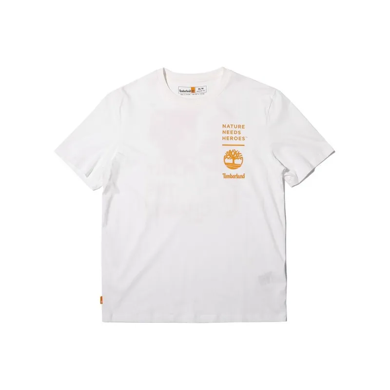 Timberland T Shirts Men White-0