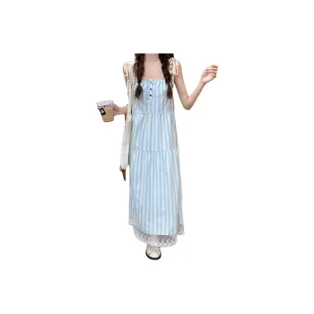 GOSO Slip Dresses Women's Blue