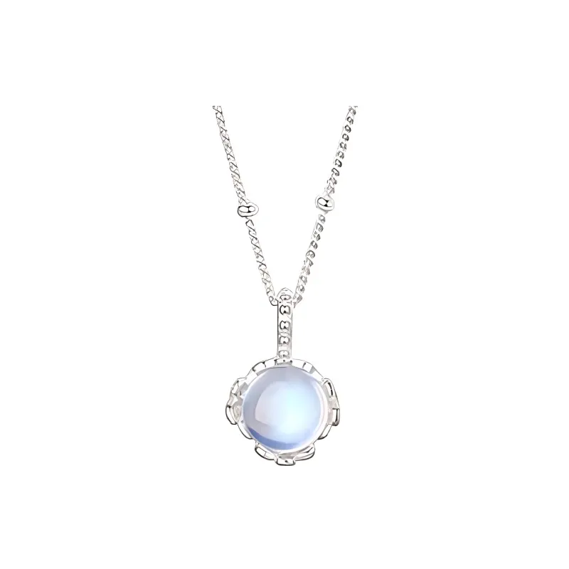 CHOW TAI KING S925 Silver Necklaces Women's-1