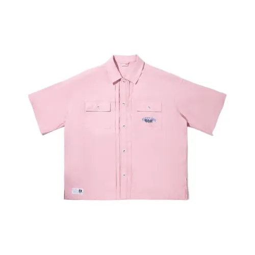LiNing Shirt Men's Flower Branch Pink