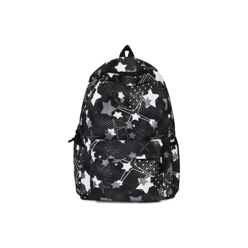 GEERDUN Nylon Backpack Unisex Pink/Yellow/Green/Blue/Black-7