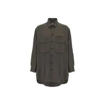 Lemaire Shirts Men Green