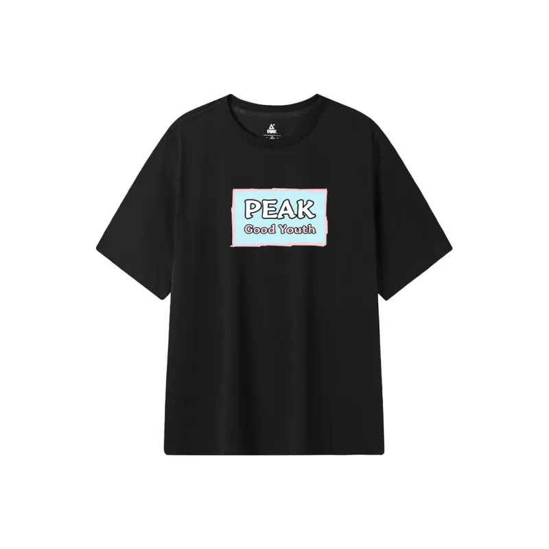 PEAK T Shirts Unisex Black-0