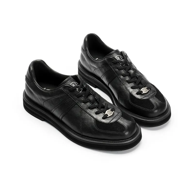 PIPG Men's Casual Shoes Men Low Top Black-1