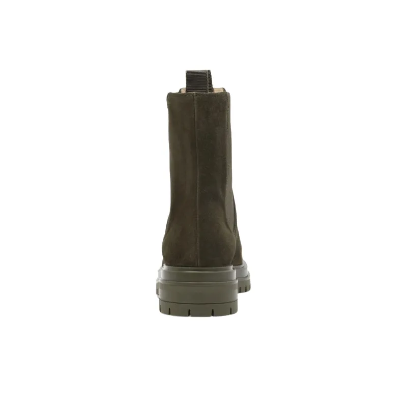 GIANVITO ROSSI Chester Short Chelsea Boots 4cm Women's Green-4