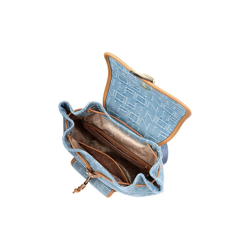 FION Fabric Backpack Women's Blue Shades-2