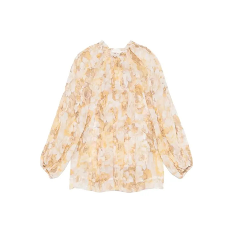 Zimmermann Frill detail Billow Blouse-0