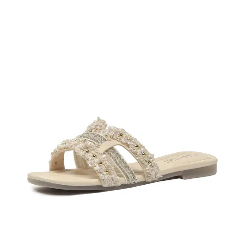 AFJI Rubber Sole Abrasion Resistant Slide Slippers Women's