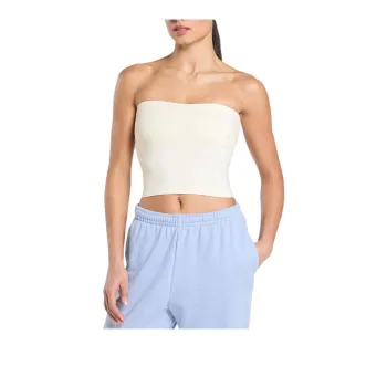GYMSHARK Strapless Bra Women's Soft White