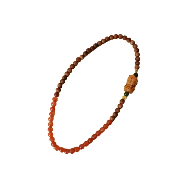 MEIJIHAO South Red Agate Bracelets Unisex-0