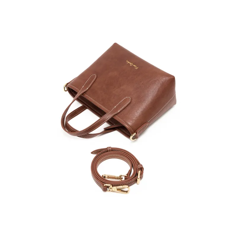 PIERRE CARDIN Cow Leather Shoulder Bag, Handbag, Crossbody Bag Regular Women's Black/Beige/Coffee-12
