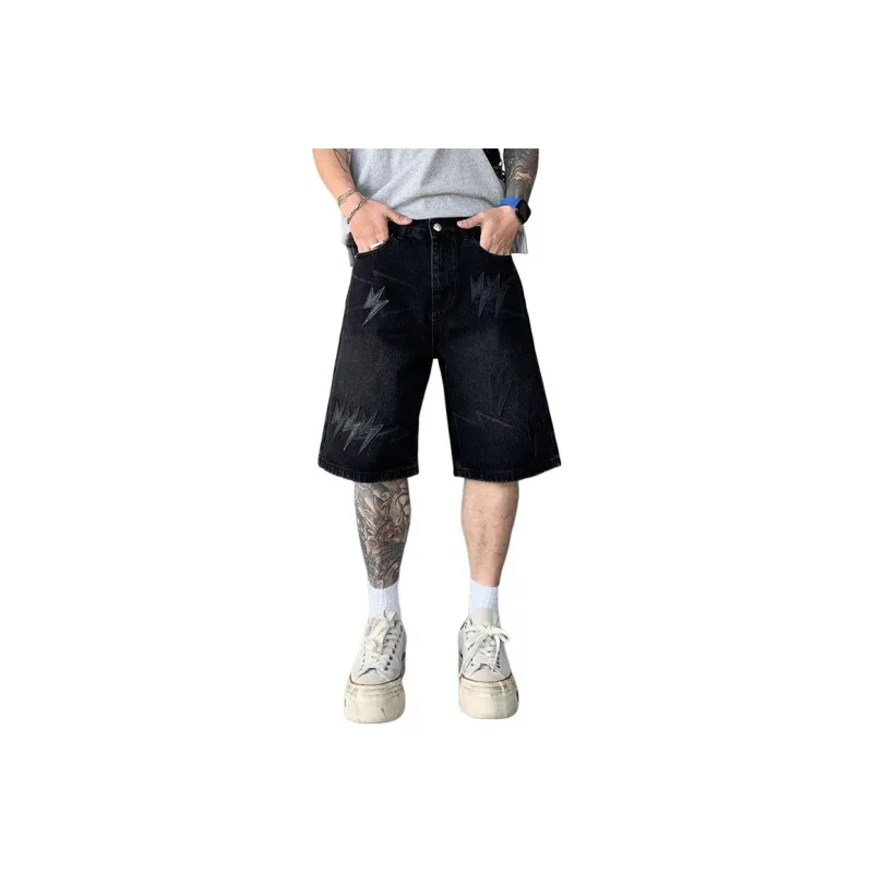 FONDLOOK Denim Shorts Men-7