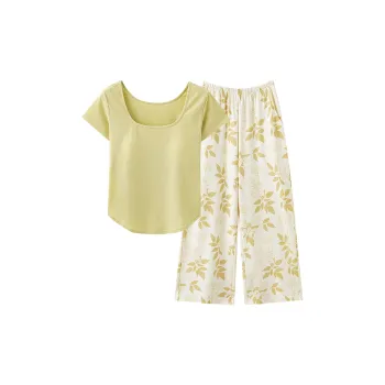 Cotton Gene Pajama Set Women's 2 Pack