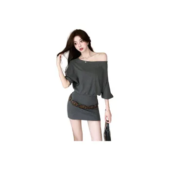 XIANSINIAO Short Sleeved Dress Women's