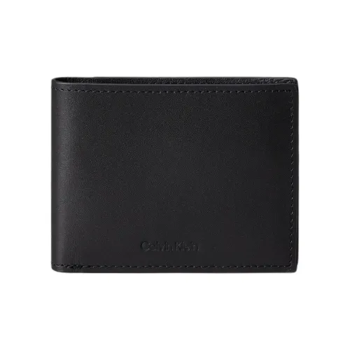 CALVIN KLEIN Leather Wallet Men's Black