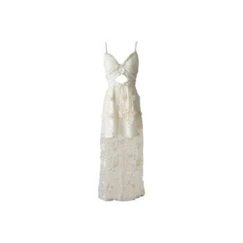 Manekniv Slip Dresses Women's Pear Blossom White
