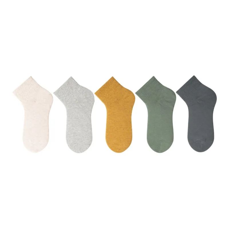 LIANGPU Ankle Socks Men's 5 Pack-9
