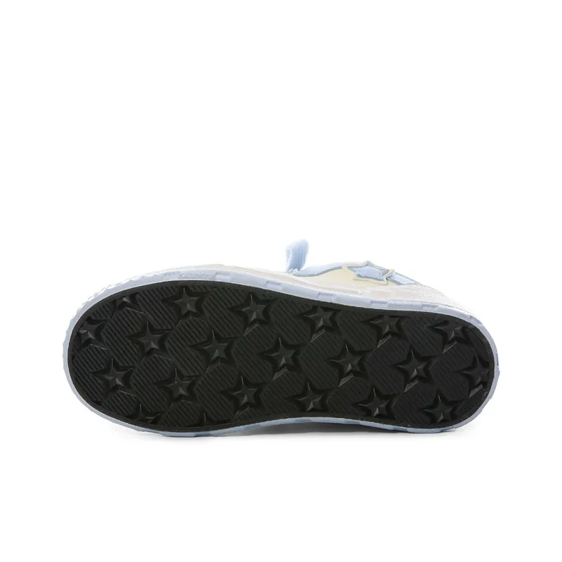 The New Age Family Low Top Skateboard Shoes Women's Yellow Blue-4