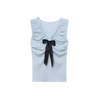 CHARM PICK Tank Tops Women's Aqua Blue