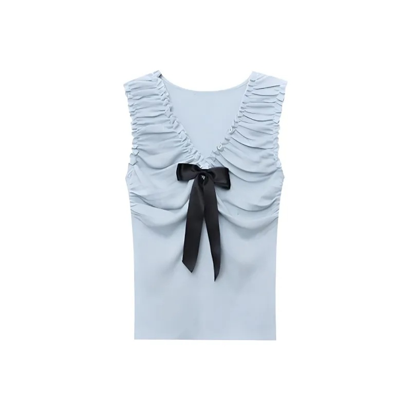 CHARM PICK Tank Tops Women's Aqua Blue-0