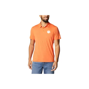 Columbia Collegiate Tech Trail Polo Shirt Men's Orange