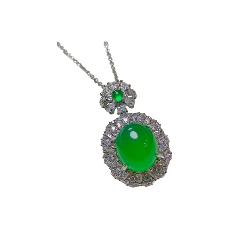 JUNWEN Chalcedony Necklaces Women's-3