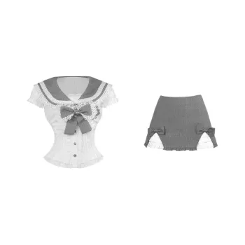 Udon House Two Piece Skirt Sets Women's