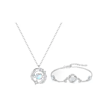 Master Kim Glass Cat Eye Necklaces Women's