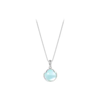 DXBR S925 Sterling Silver Necklaces Women's