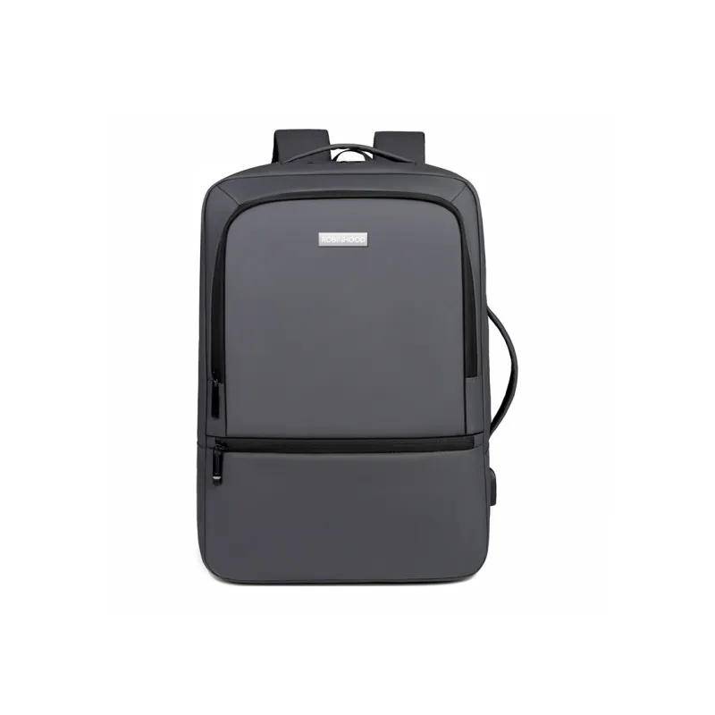 ROBINHOOD Oxford Backpack Men's Black/Gray-0