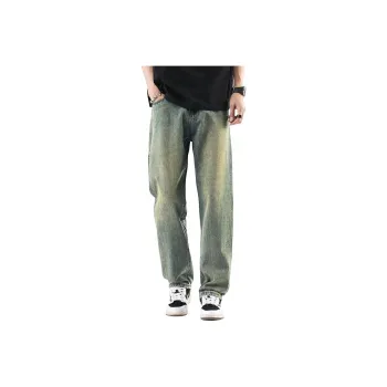 IJRJ Jeans Unisex Vintage Blue