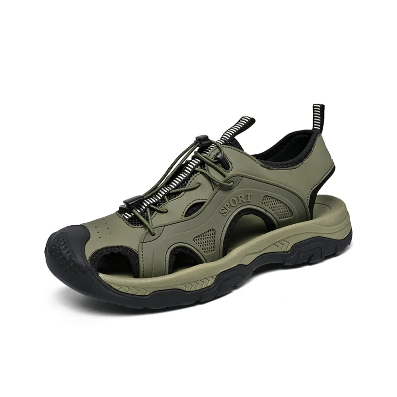 AIPSEN River Trekking Shoes Men's Green-1