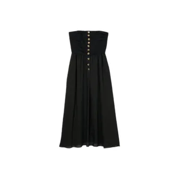 Sandro Strapless Midi Dress