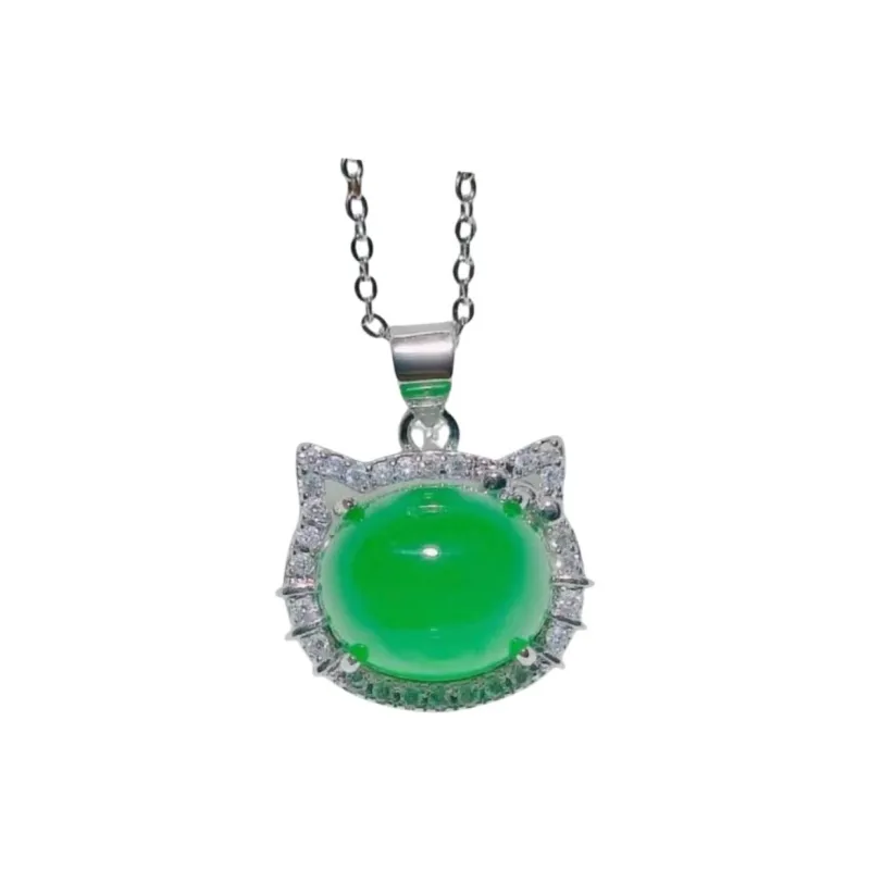 JUNWEN Chalcedony Necklaces Women's-10