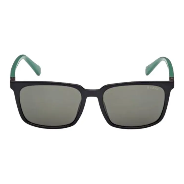 GUESS Injection Square Sunglasses Unisex Black-0