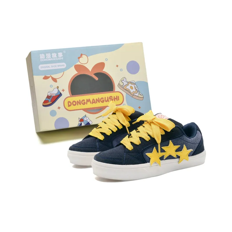 Anime Story Slip Resistant, Abrasion Resistant, Lightweight, Breathable Low Top Skateboard Shoes Unisex-121