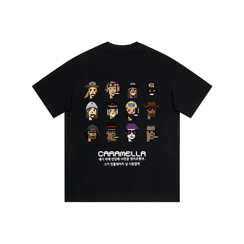 Caramella Drop Shoulder Sleeve T Shirt Women's-1