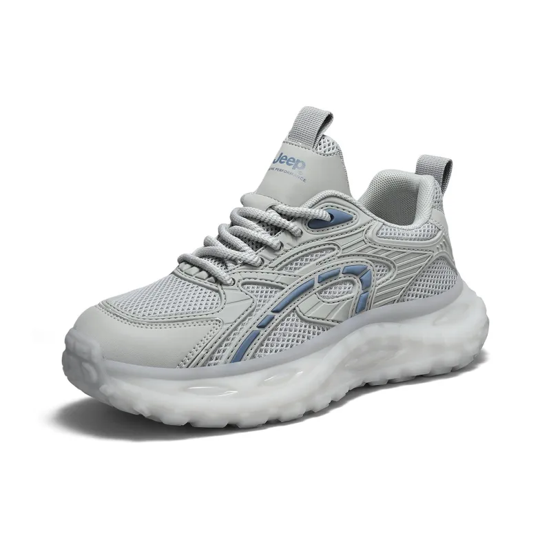 Jeep Cushioning Abrasion Resistant Lightweight Slip Resistant Low Top Casual Shoes Men's-1