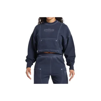 GYMSHARK Sweatshirt Women's Deep Blue