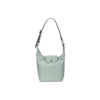 LONGCHAMP Le Pliage Xtra Cow Leather Shoulder Bag Medium Size Women's Emerald Green