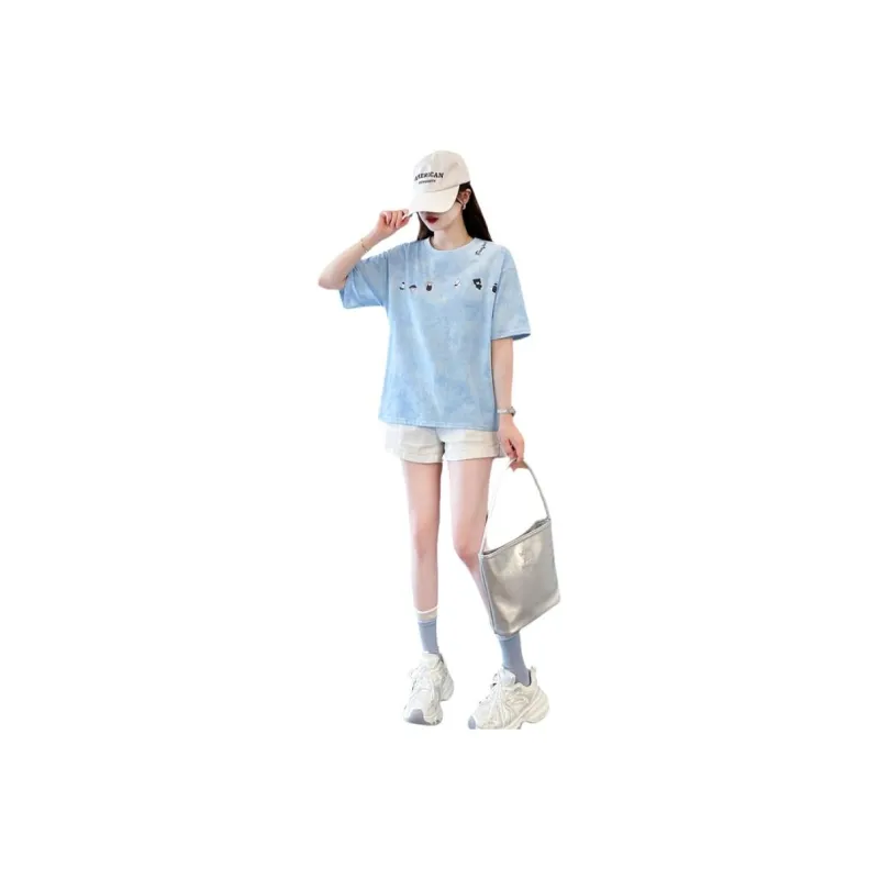 KAISER Drop Shoulder Sleeve T Shirt Women's-0