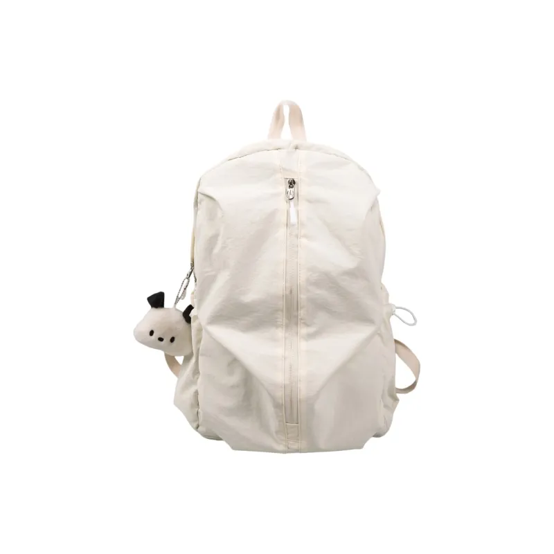 Wolfhorse Nylon Backpack Unisex Black/White/Pink/Yellow/Blue/Purple-7