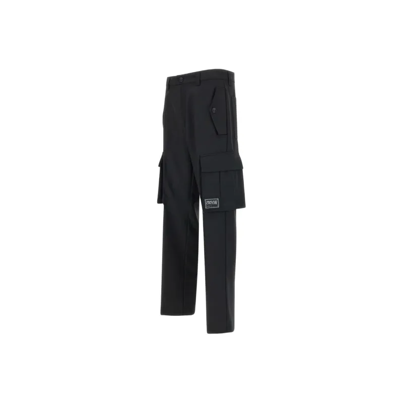 VERSACE JEANS COUTURE Logo patch Tailored Pants-2