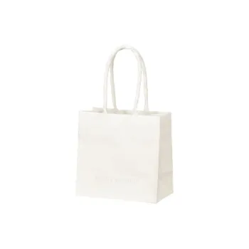 ISSEY MIYAKE Japanese Washi Fabric Shoulder Bag, Crossbody Bag, Handbag Mini Women's White