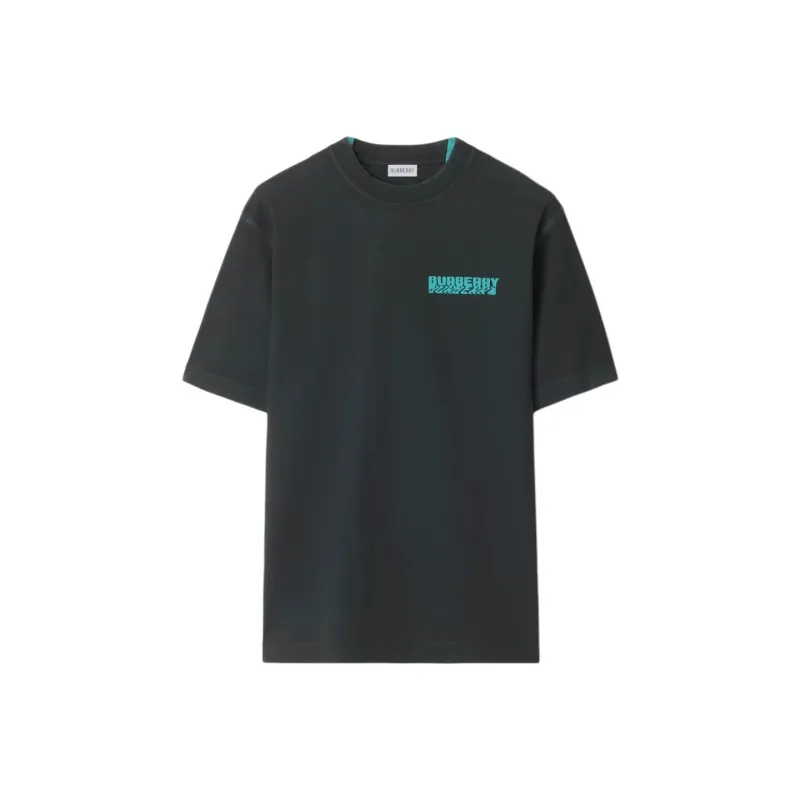 Burberry SS25 T Shirt Men's Black Blue-0