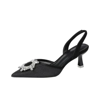 Beijiani High Heels Women's Black, Ecru