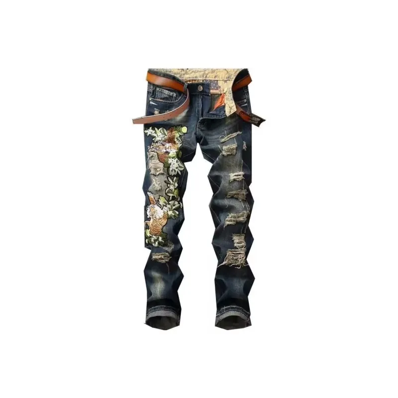 VIPGOOSE Jeans Unisex Blue ☆☆☆☆☆-0