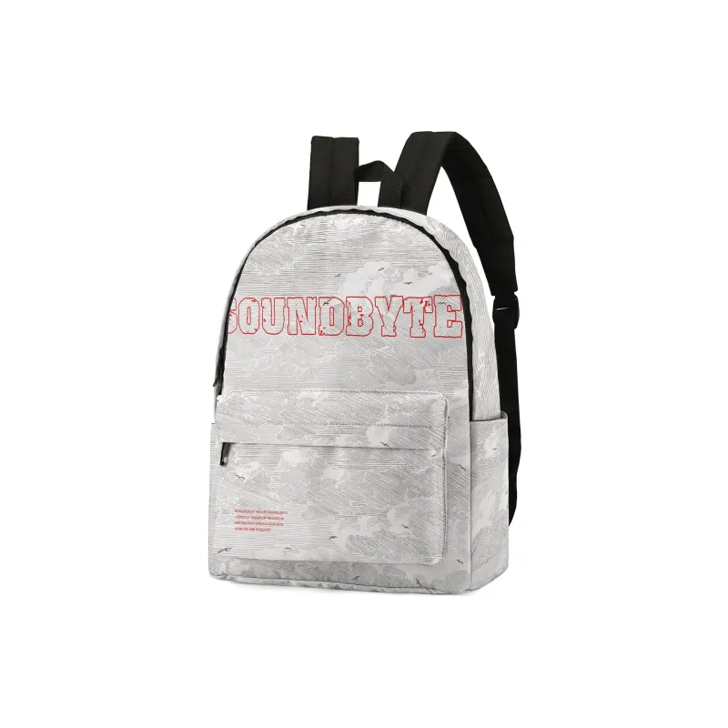 ONRF ×SOUNDBYT Polyester Backpack Laptop Bag Regular Unisex White-10