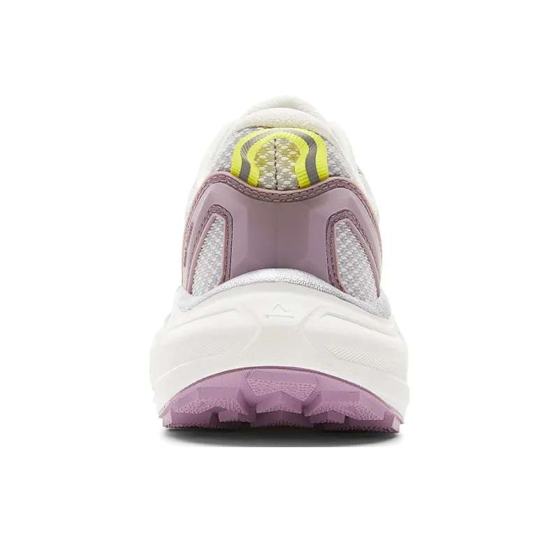 PEAK Cushioning, Slip Resistant, Rebound Low Top Running Shoes Women's Gray Purple-4